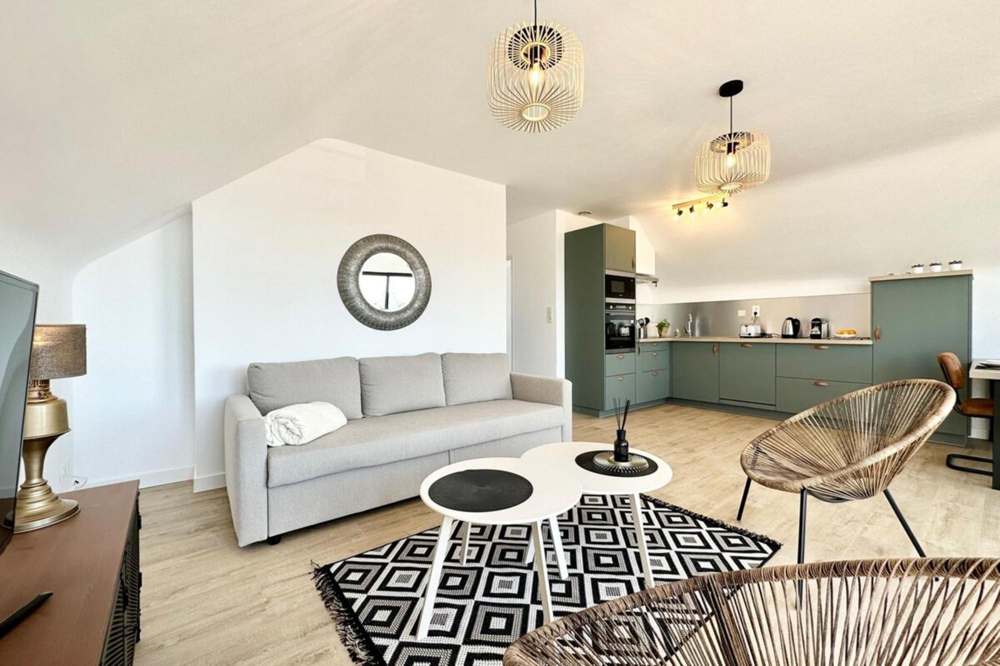 T2 Neuf Top Cocooning Terrasse - Face A La Mer Ploemeur Exterior foto